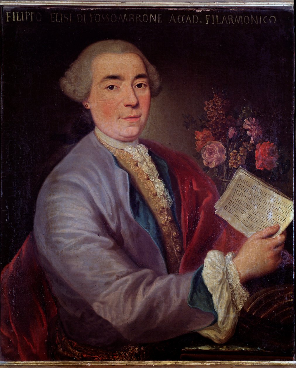 Porträt von Filippo Elisi, italienischer Kastrat von Unknown artist