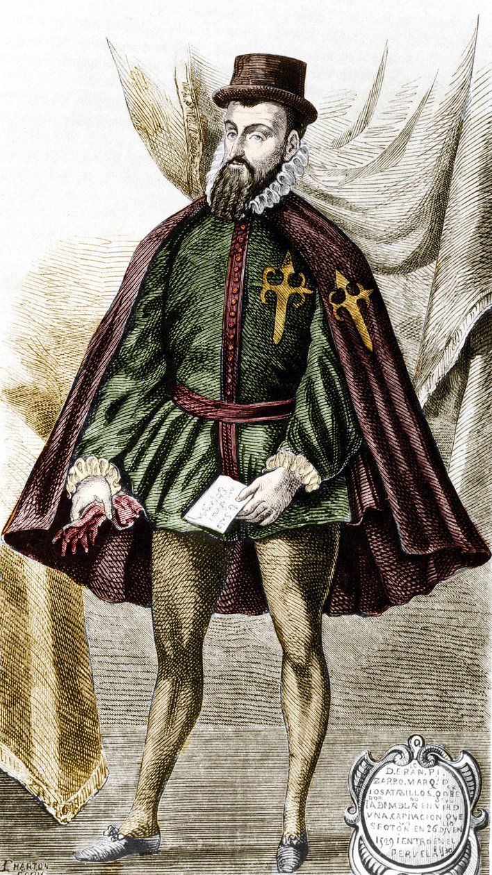 Porträt von Francisco Pizarro von Unknown artist