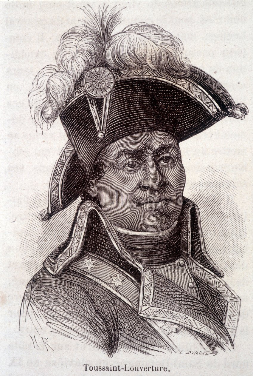 Porträt von Francois Dominique Toussaint genannt „Toussaint-Louverture“ von Unknown artist