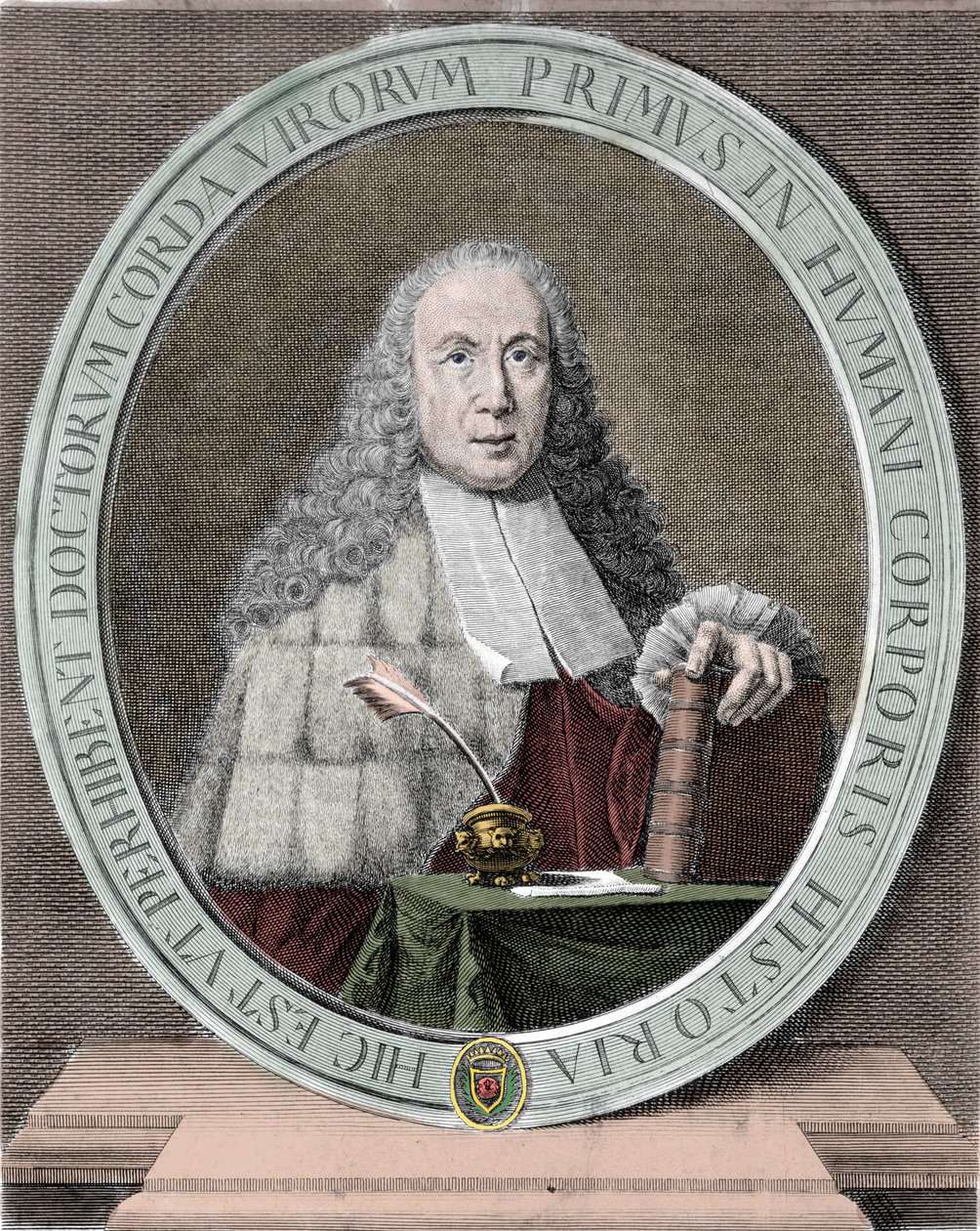 Porträt von Giovanni Battista Morgagni (1682-1771) italienischer Arzt und Anatom. Mailänder von Unknown artist