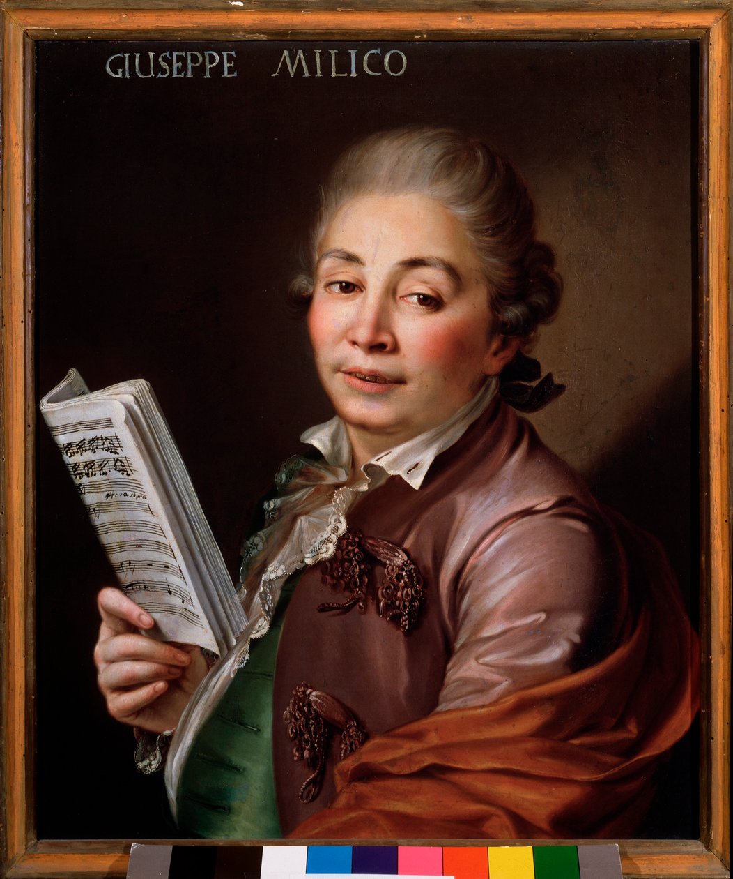 Porträt von Giuseppe Millico (1737-1802), italienischer Kastrat von Unknown artist