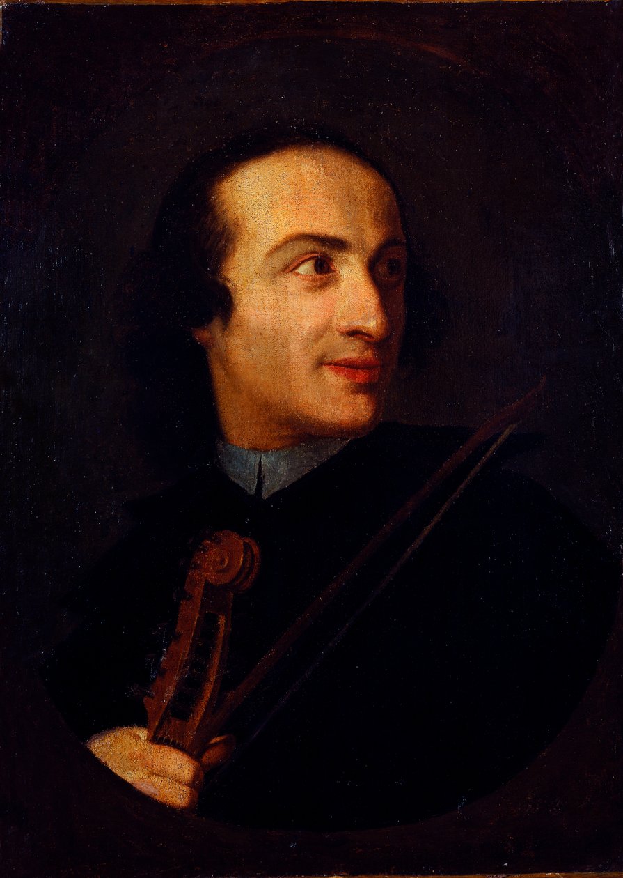 Porträt von Giuseppe Tartini (1692 - 1770), italienischer Geiger und Komponist von Unknown artist