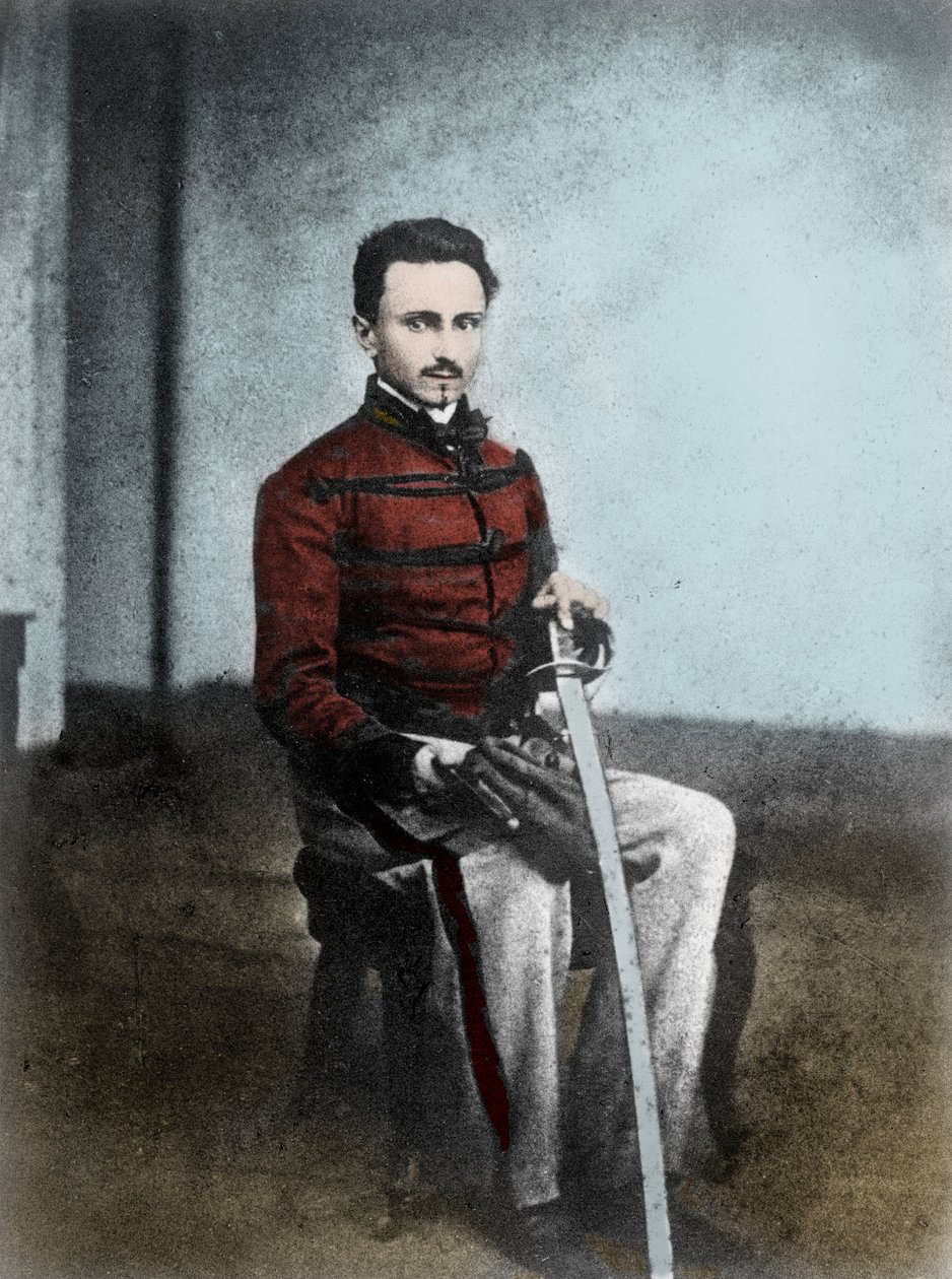 Porträt von Ippolito Nievo (1831-61), italienischer Schriftsteller und Patriot von Unknown artist
