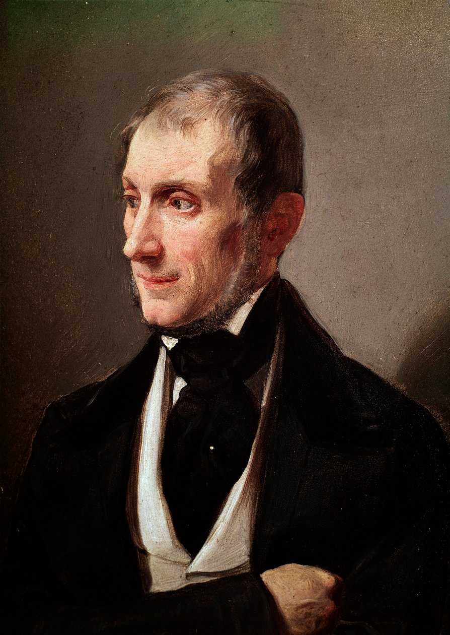 Porträt des italienischen Romanciers und Dichters Tommaso Grossi (1790-1853) von Unknown artist