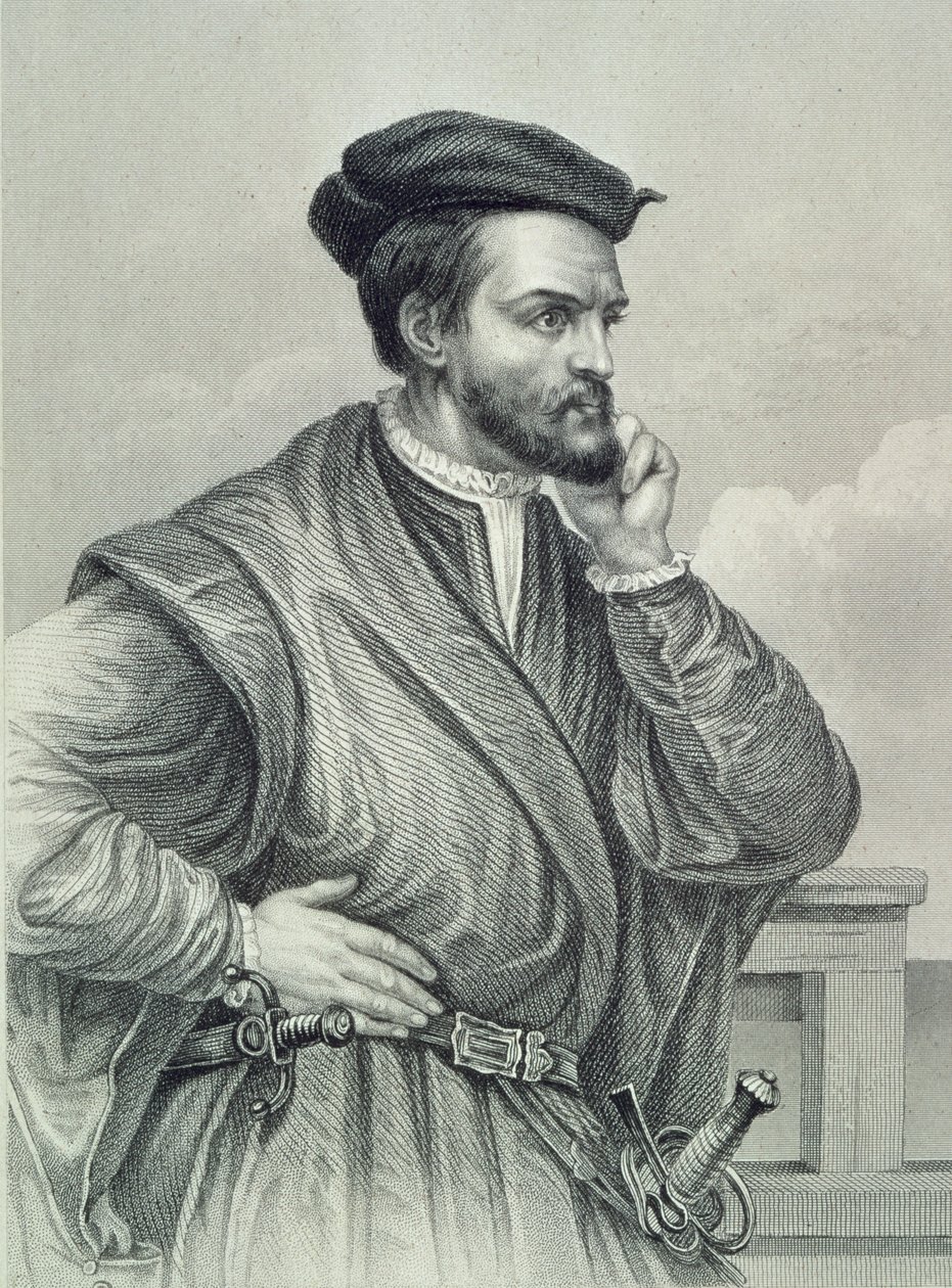 Porträt von Jacques Cartier von Unknown artist