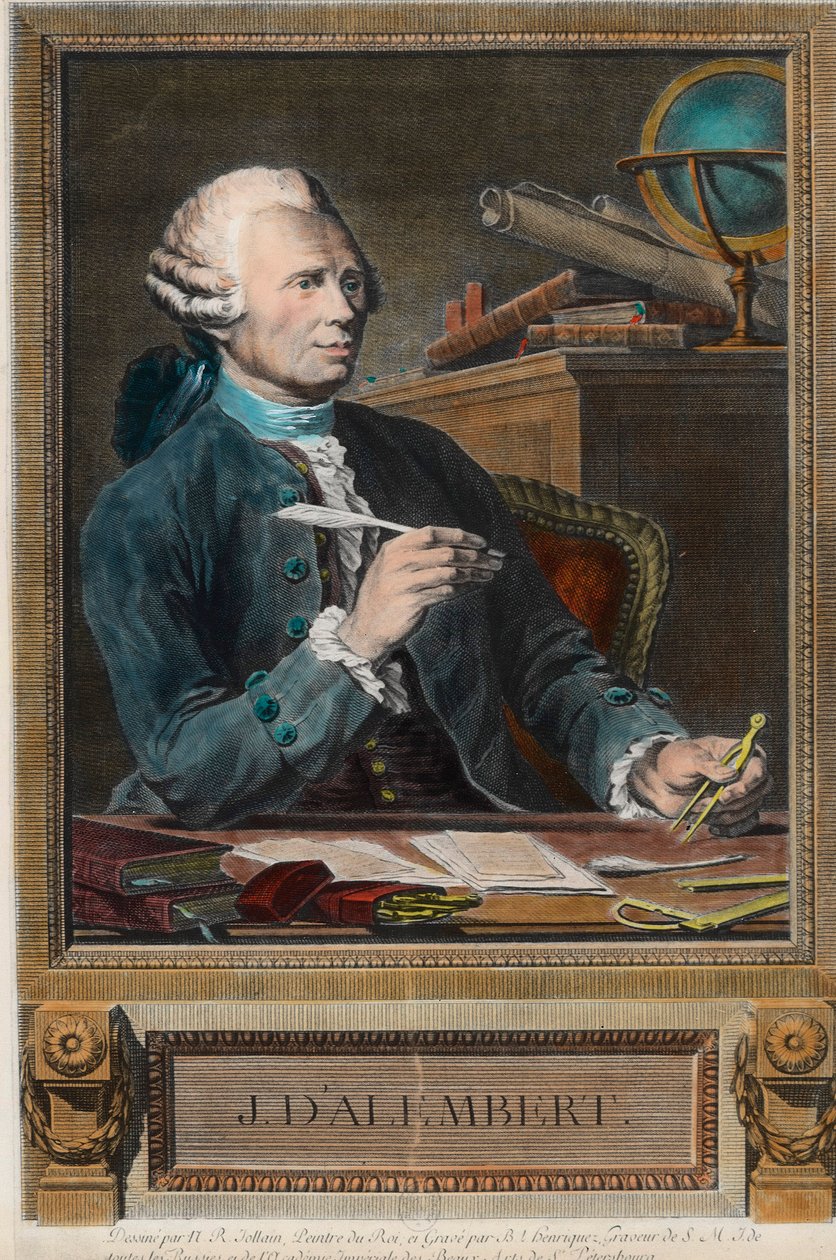 Porträt von Jean Le Rond d