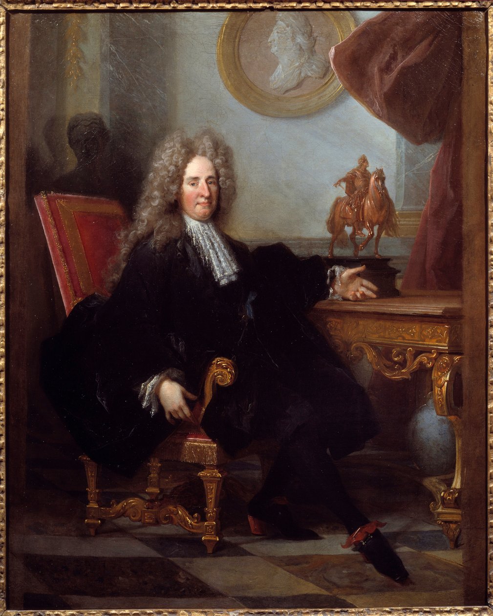Porträt von Jules Hardouin Mansart, Architekt und Superintendent der Gebäude von König Ludwig XIV von Unknown artist