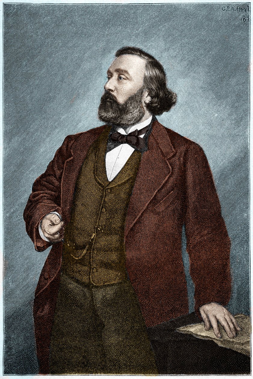 Porträt von Leon Gambetta (1838-1882), französischer Politiker von Unknown artist
