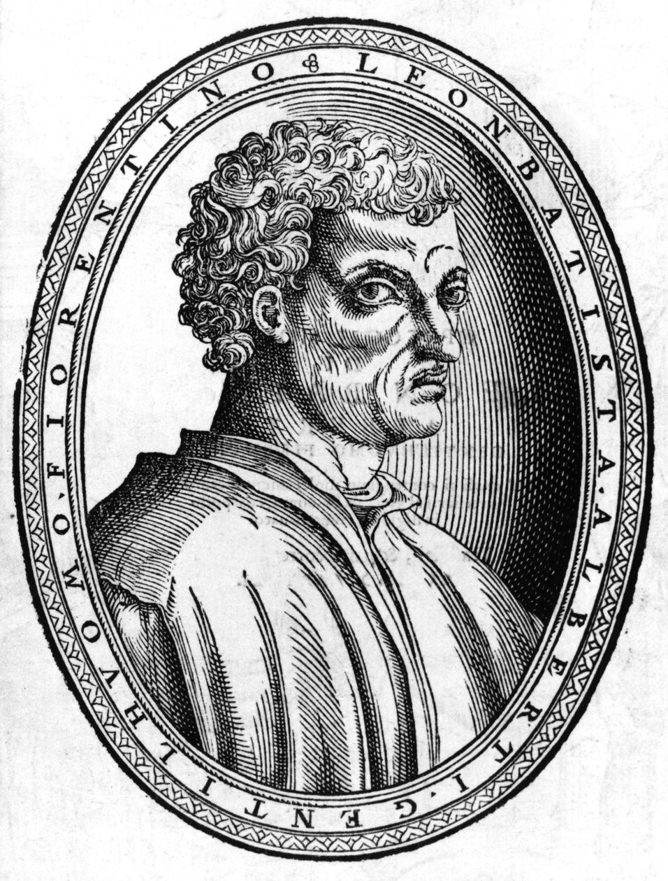 Porträt von Leon Battista Alberti (1404 - 1472), italienischer Humanist und Architekt von Unknown artist