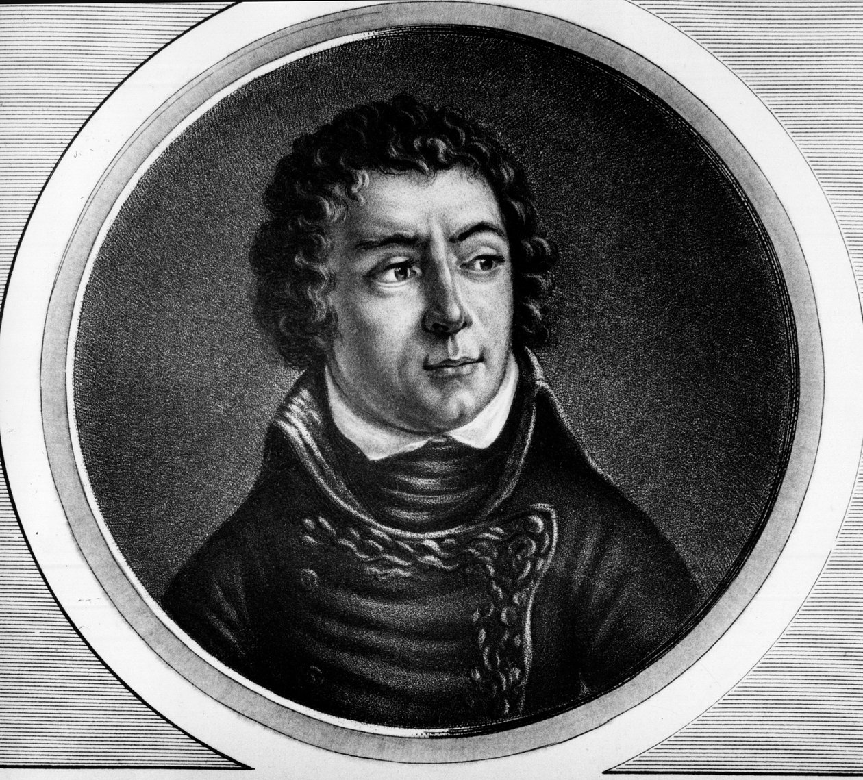 Porträt von Louis Alexandre Berthier (1753-1815), Prinz von Neuchâtel, Marschall von Frankreich (Gravur) von Unknown artist