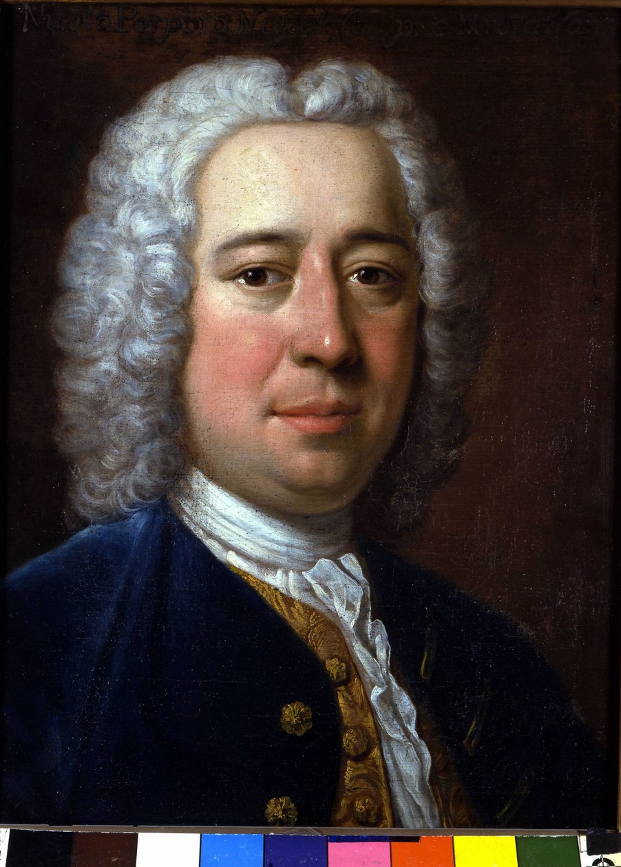 Porträt von Nicola Antonio Porpora, italienischer Komponist (1686-1768). Anonymes Gemälde. Bologna, Konservatorium der Musik. von Unknown artist