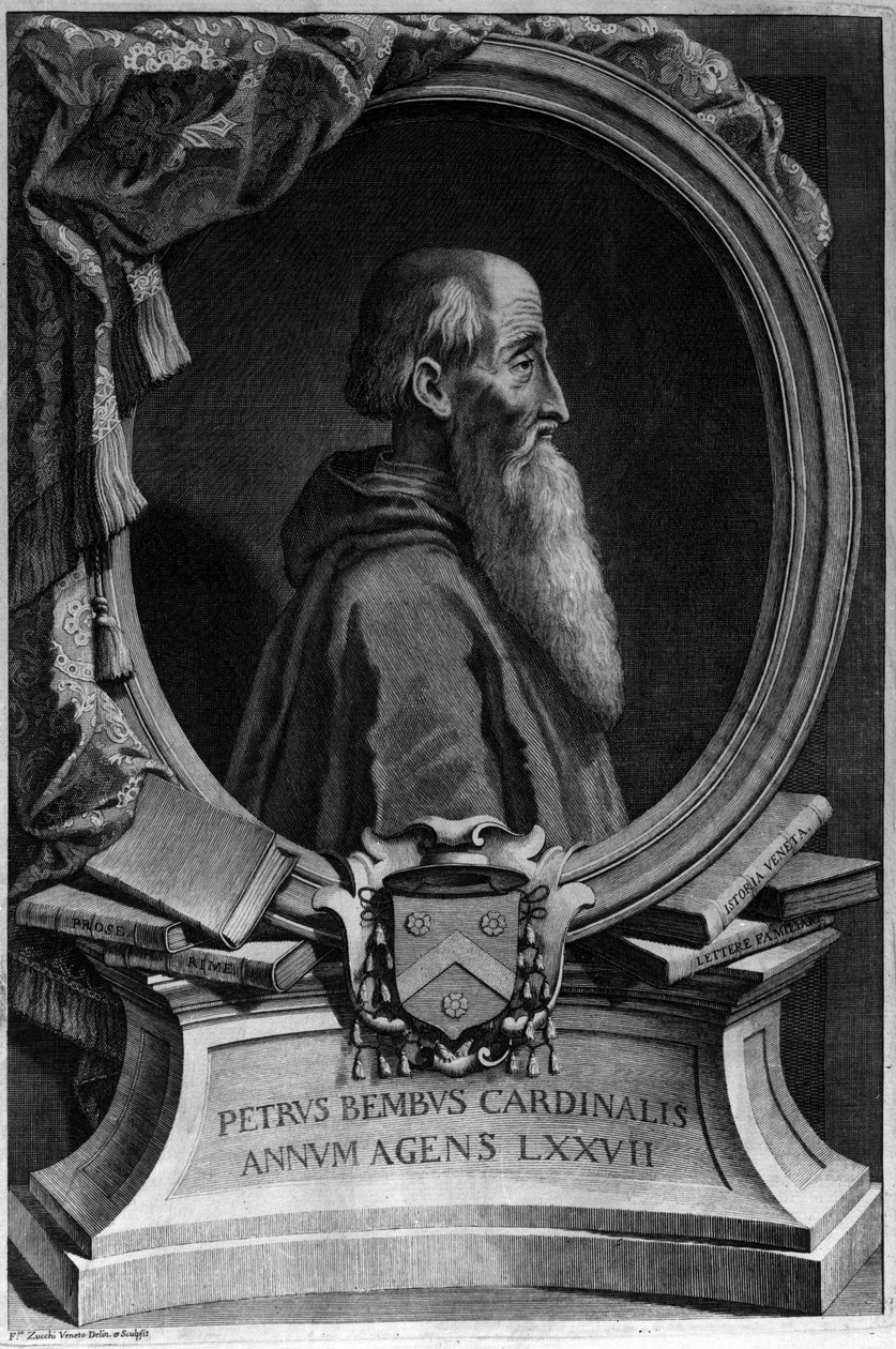 Porträt von Pietro Bembo (1470 - 1547), italienischer Kardinal und Humanist von Unknown artist