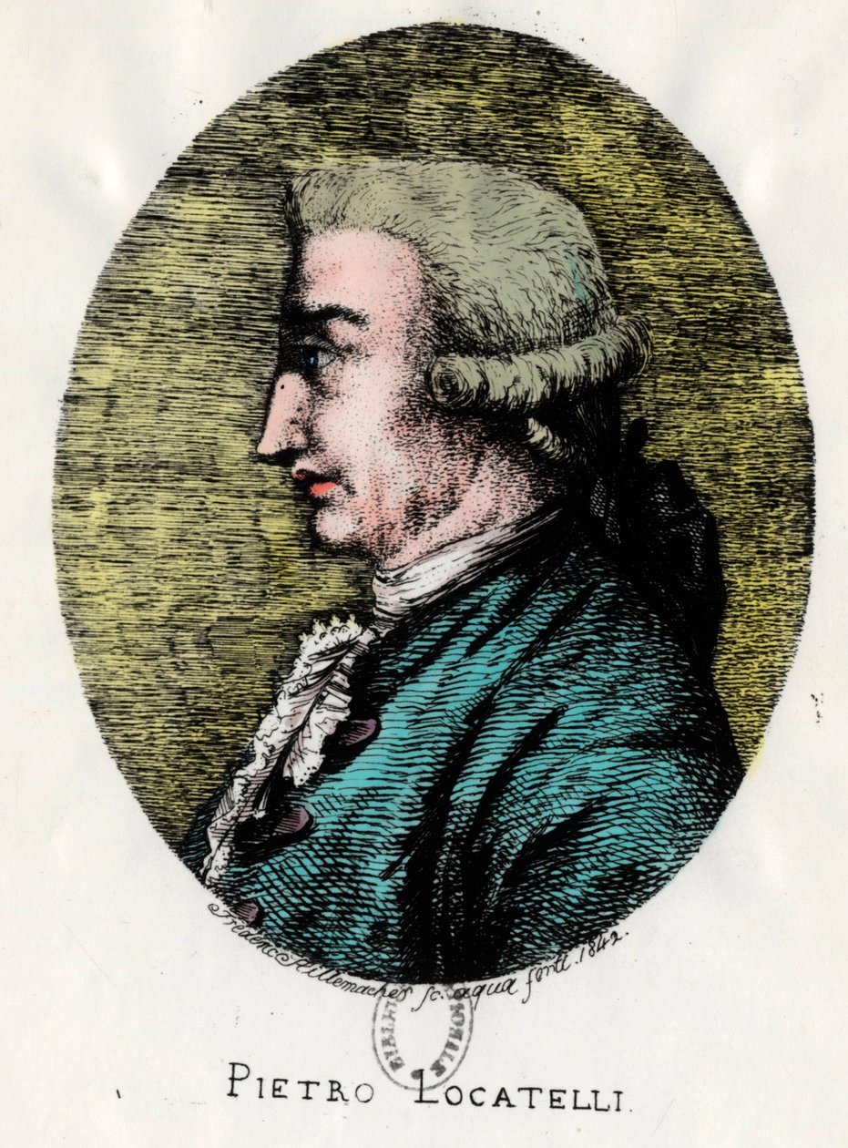 Porträt von Pietro Locatelli von Unknown artist