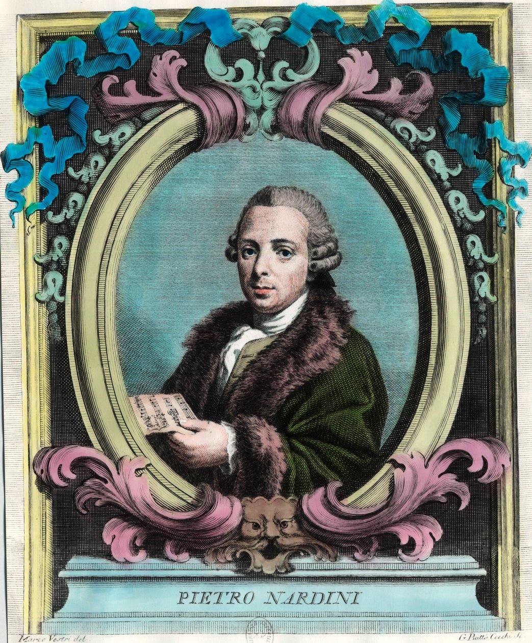 Porträt von Pietro Nardini (1722-1793) von Unknown artist