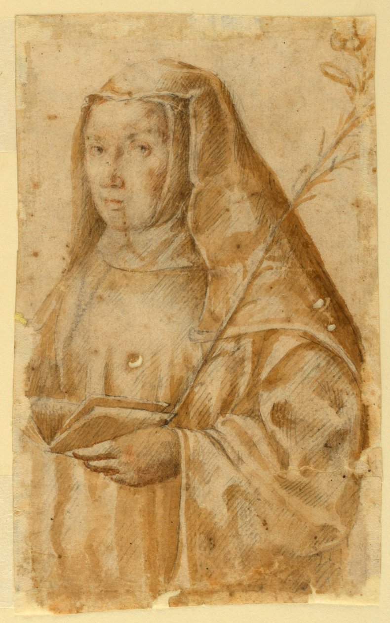 Porträt der Heiligen Katharina von Siena von Unknown artist