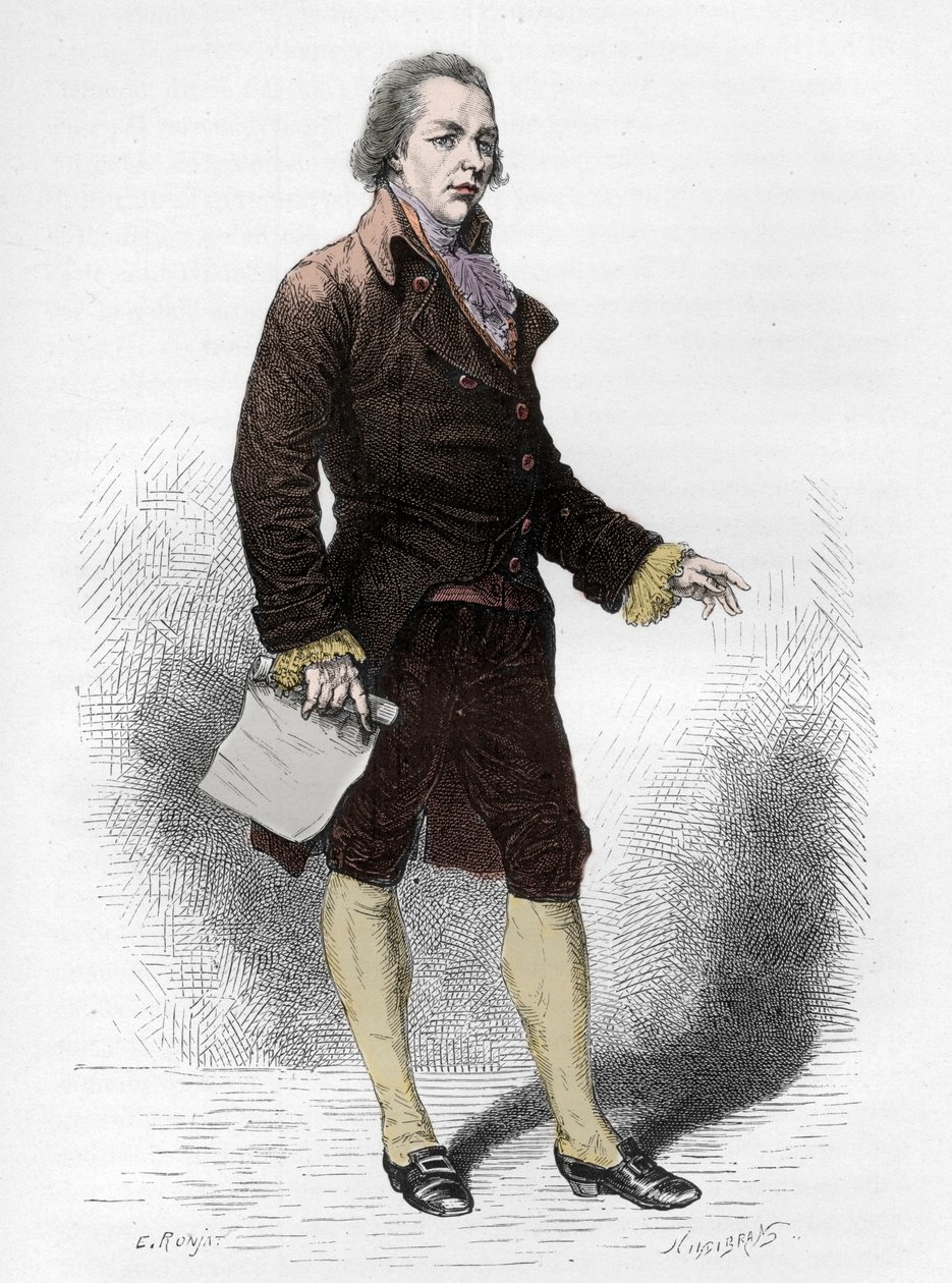 Porträt von William Pitt dem Jüngeren (1759-1806) - Porträt von William Pitt le Jeune (1759-1806) - Gravur in „L