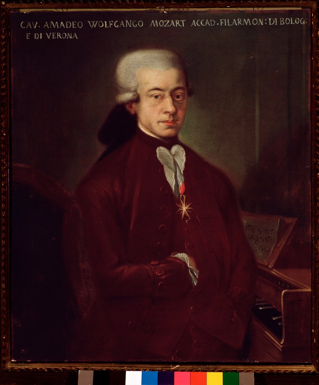 Porträt von Wolfgang Amadeus Mozart mit 21 Jahren von Unknown artist