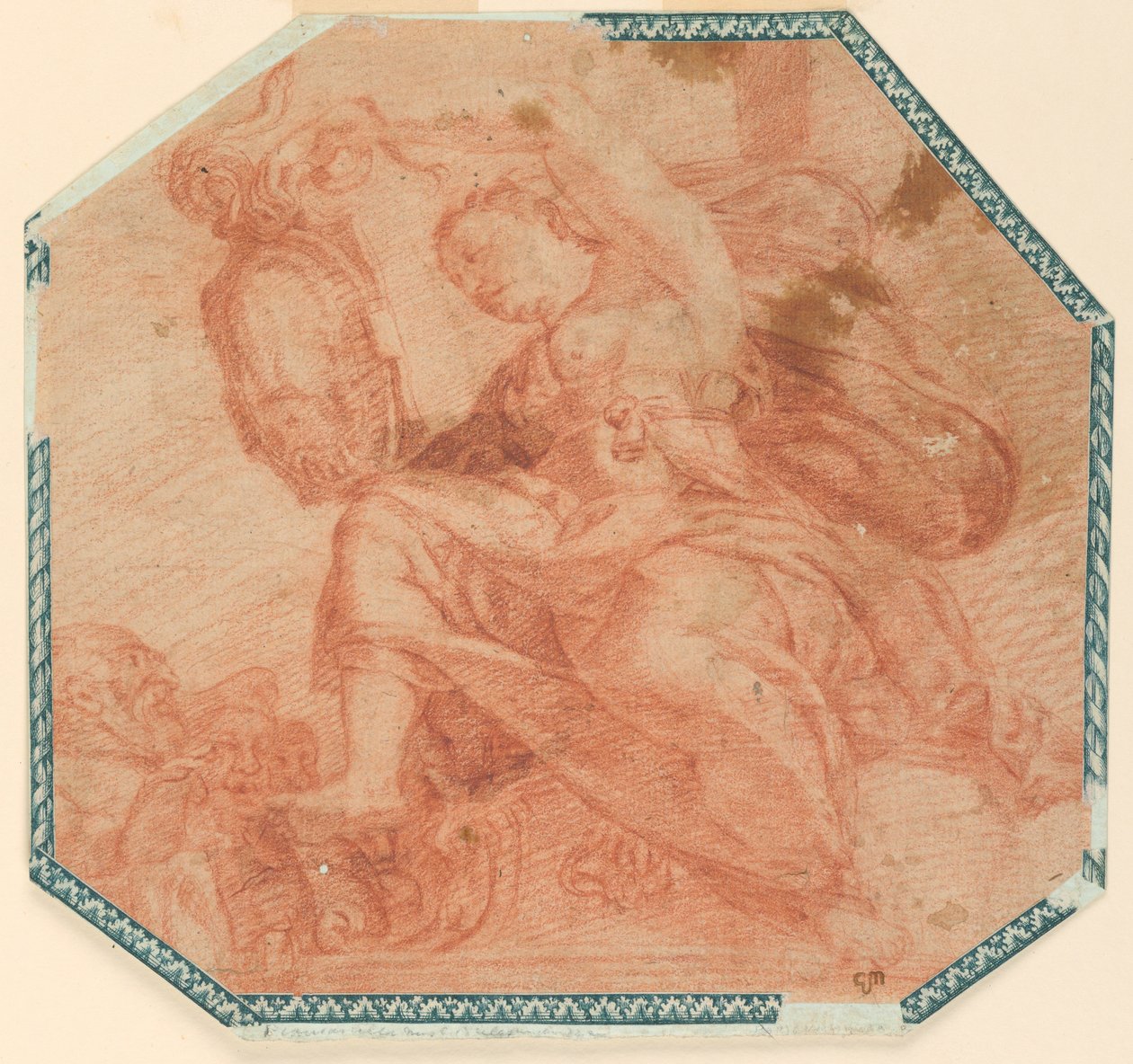 Entwurf für eine bemalte Decke von Unknown artist