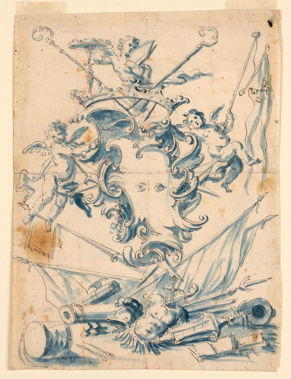 Entwurf für das Wappen eines Kardinals von Unknown artist
