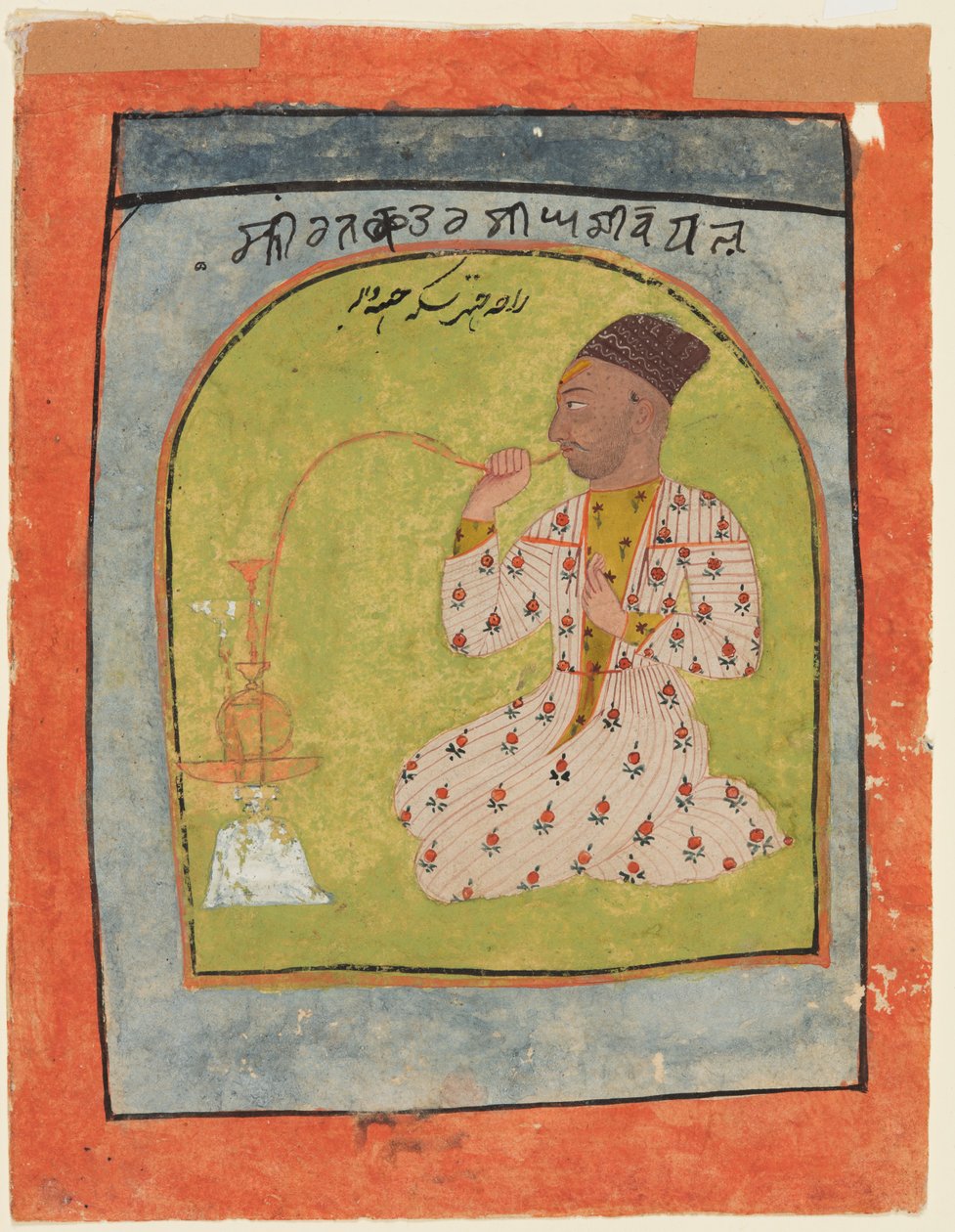Raja Chattar Singh raucht von Unknown artist
