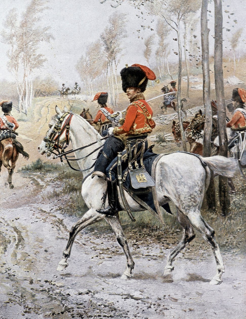 Regiment der berittenen Jäger von Unknown artist