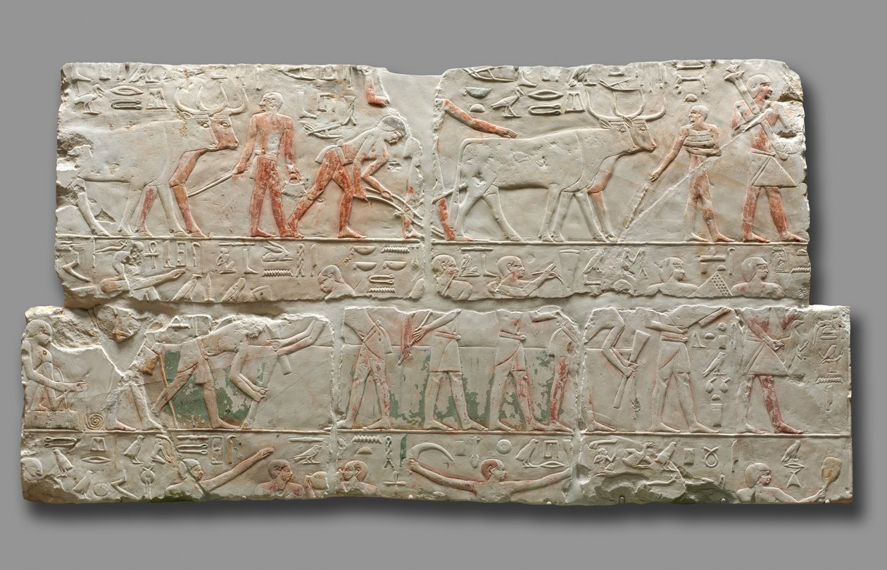 Relief von landwirtschaftlichen Szenen von Unknown artist