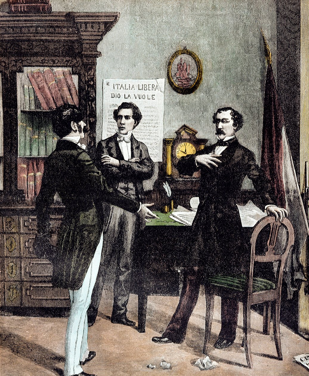 Risorgimento: Die Fünf Tage von Mailand (Cinque giornate di Milano) (18.-22. März 1848) von Unknown artist