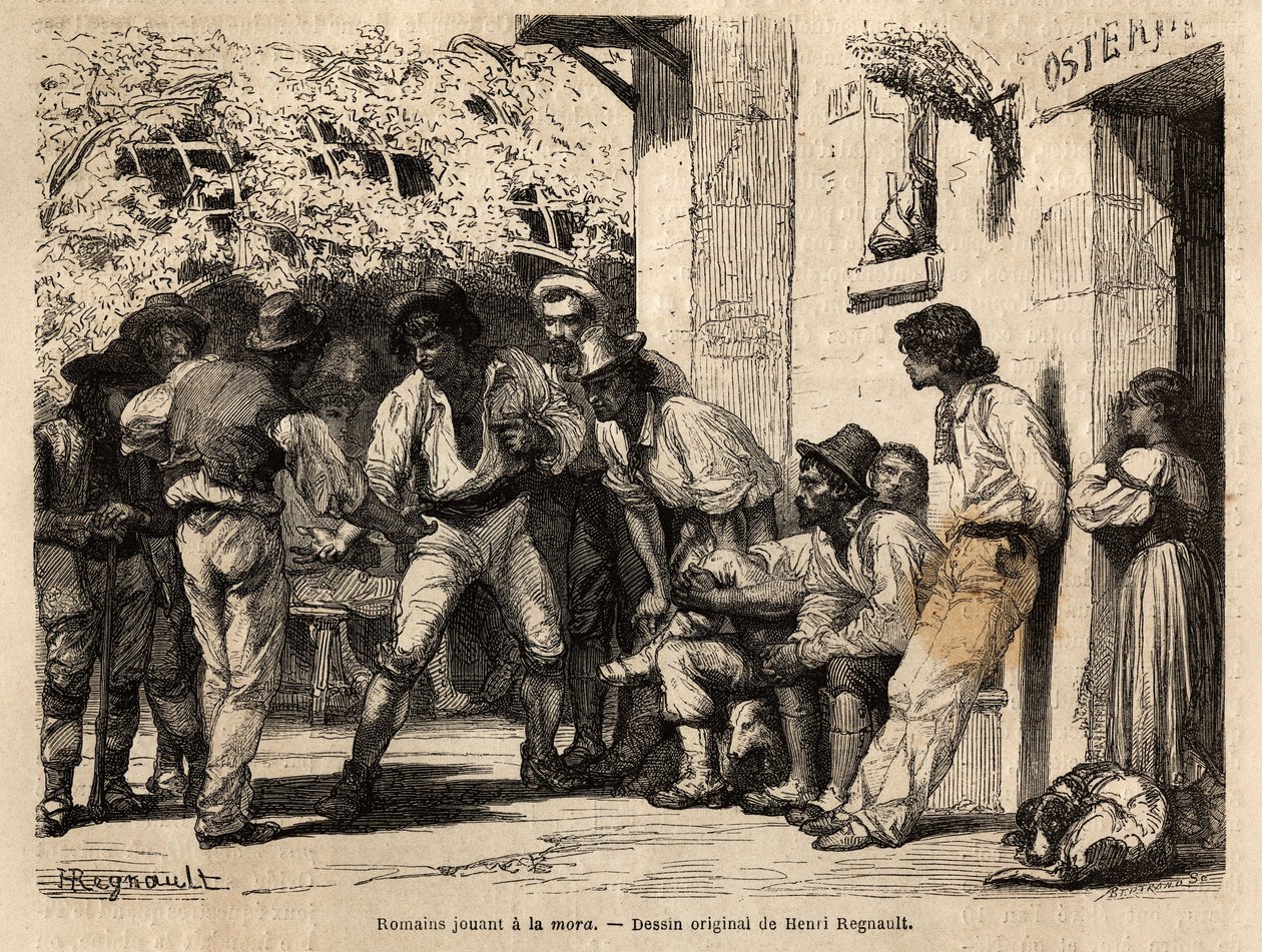 Römer spielen Mora von Unknown artist