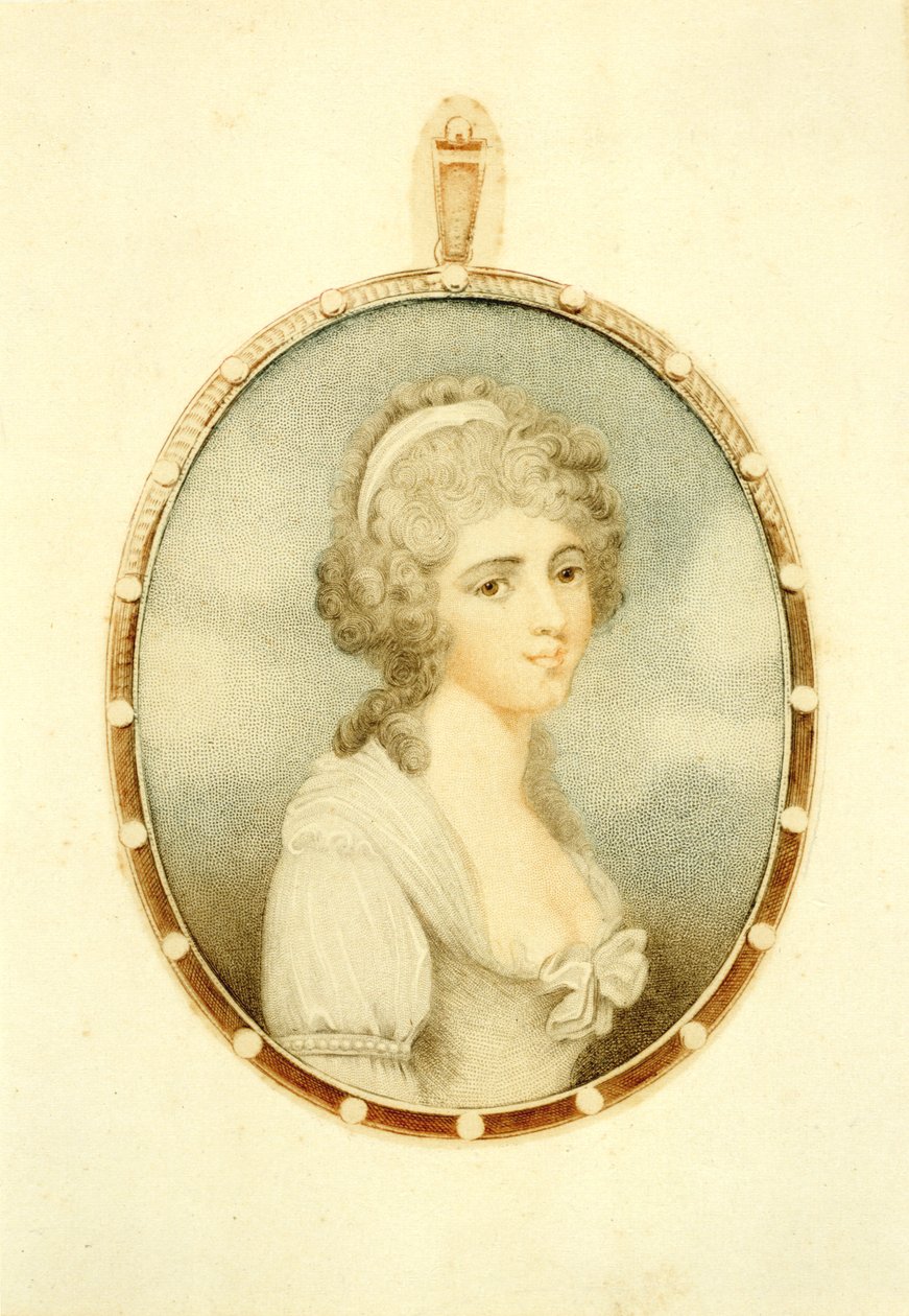 Ann (Nancy) Storace, englische Sopranistin von Unknown artist
