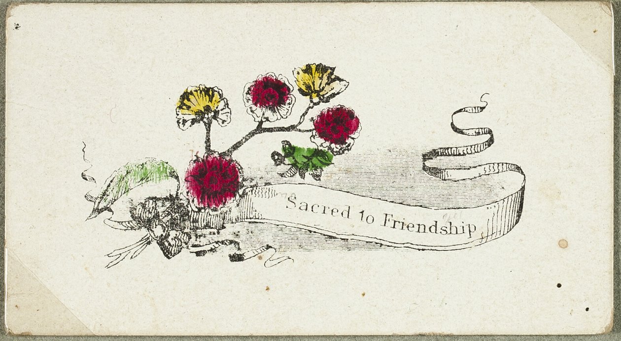 Der Freundschaft geweiht (Valentinstag) von Unknown artist
