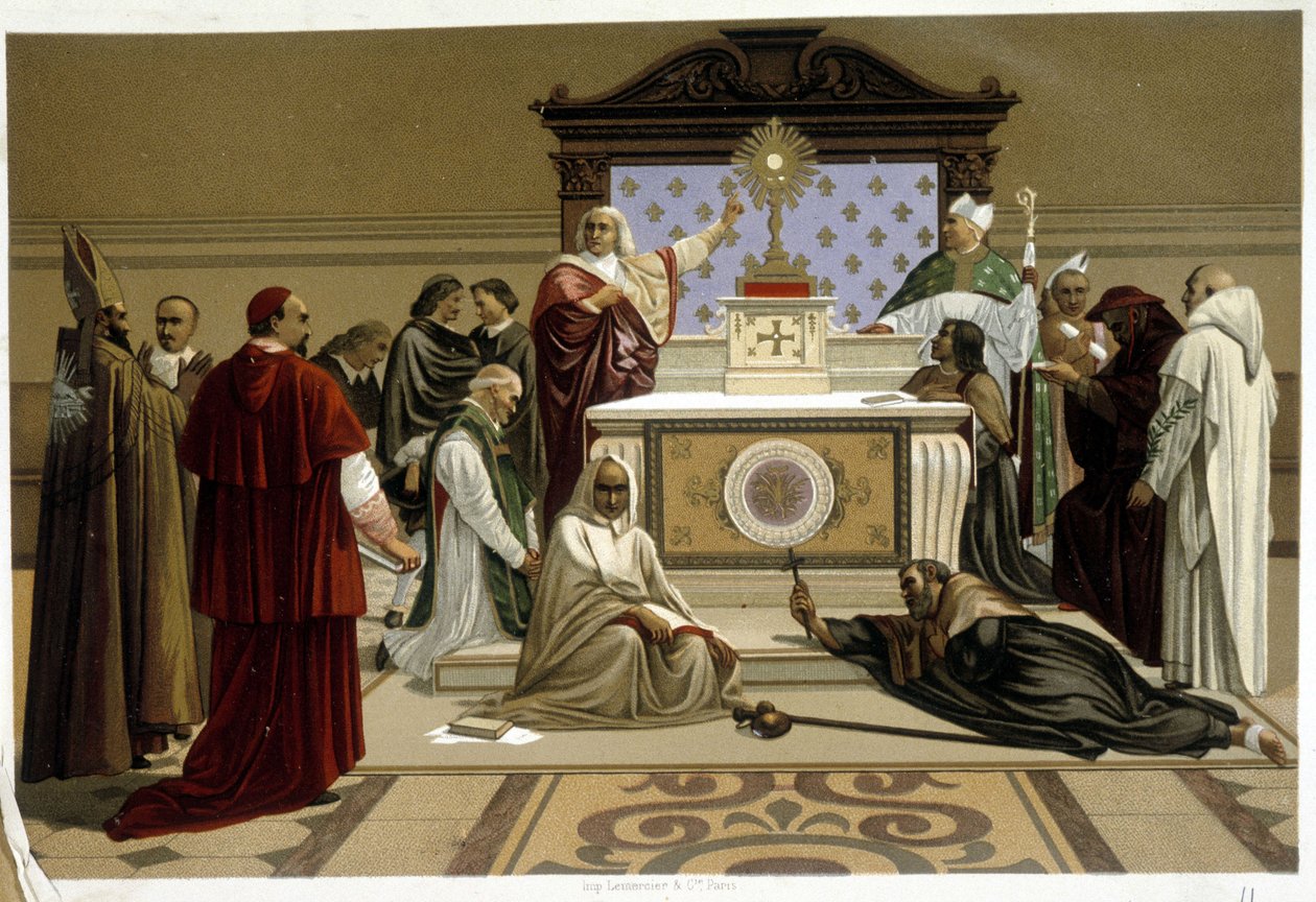 Heiliger Vinzenz von Paul, Theologe von Unknown artist