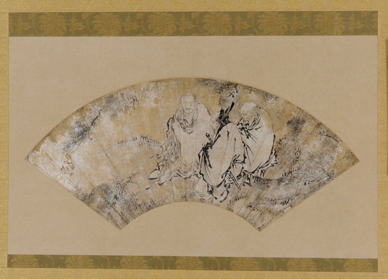 Sakyamuni, Konfuzius und Lao-tzu unter einer Kiefer von Unknown artist