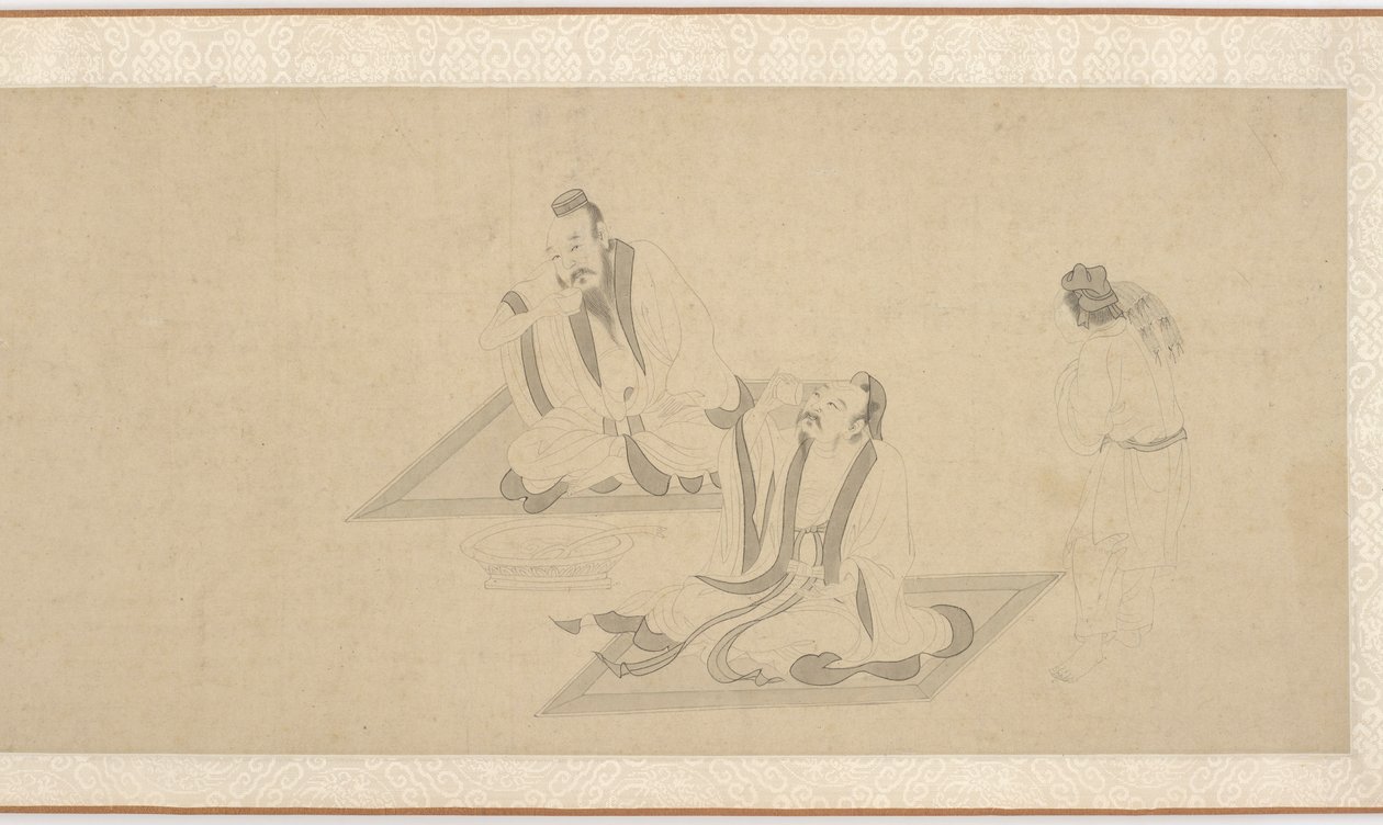 Szenen aus dem Leben von Tao Yuanming (Teil 1) von Unknown artist