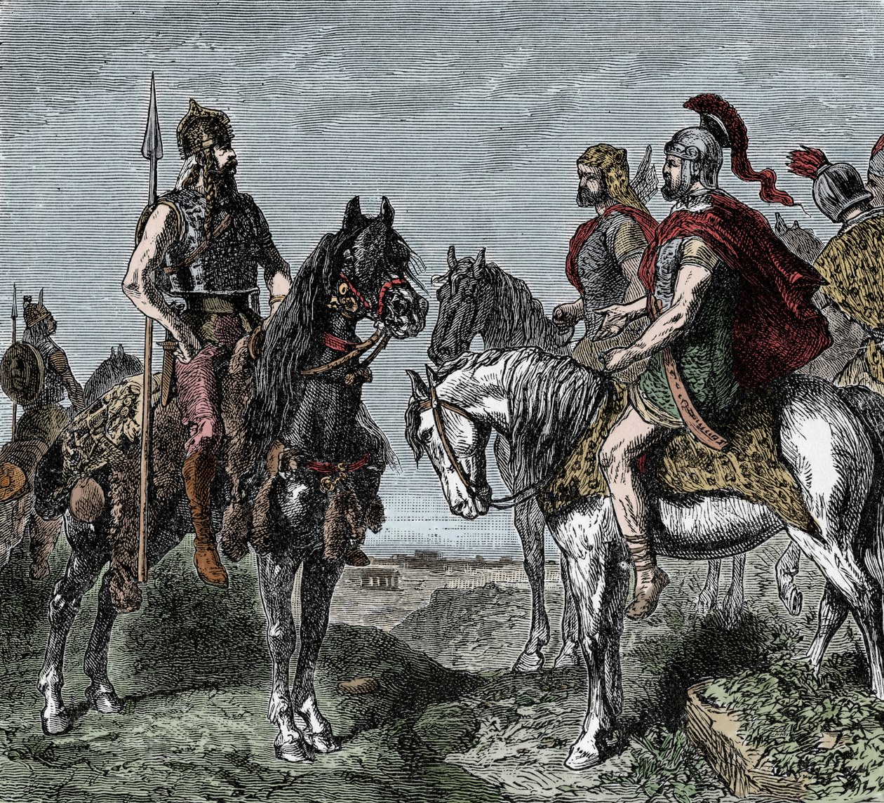 Zweiter Punischer Krieg: Gallier verweigern den Aufstand zugunsten von Hannibal von Unknown artist