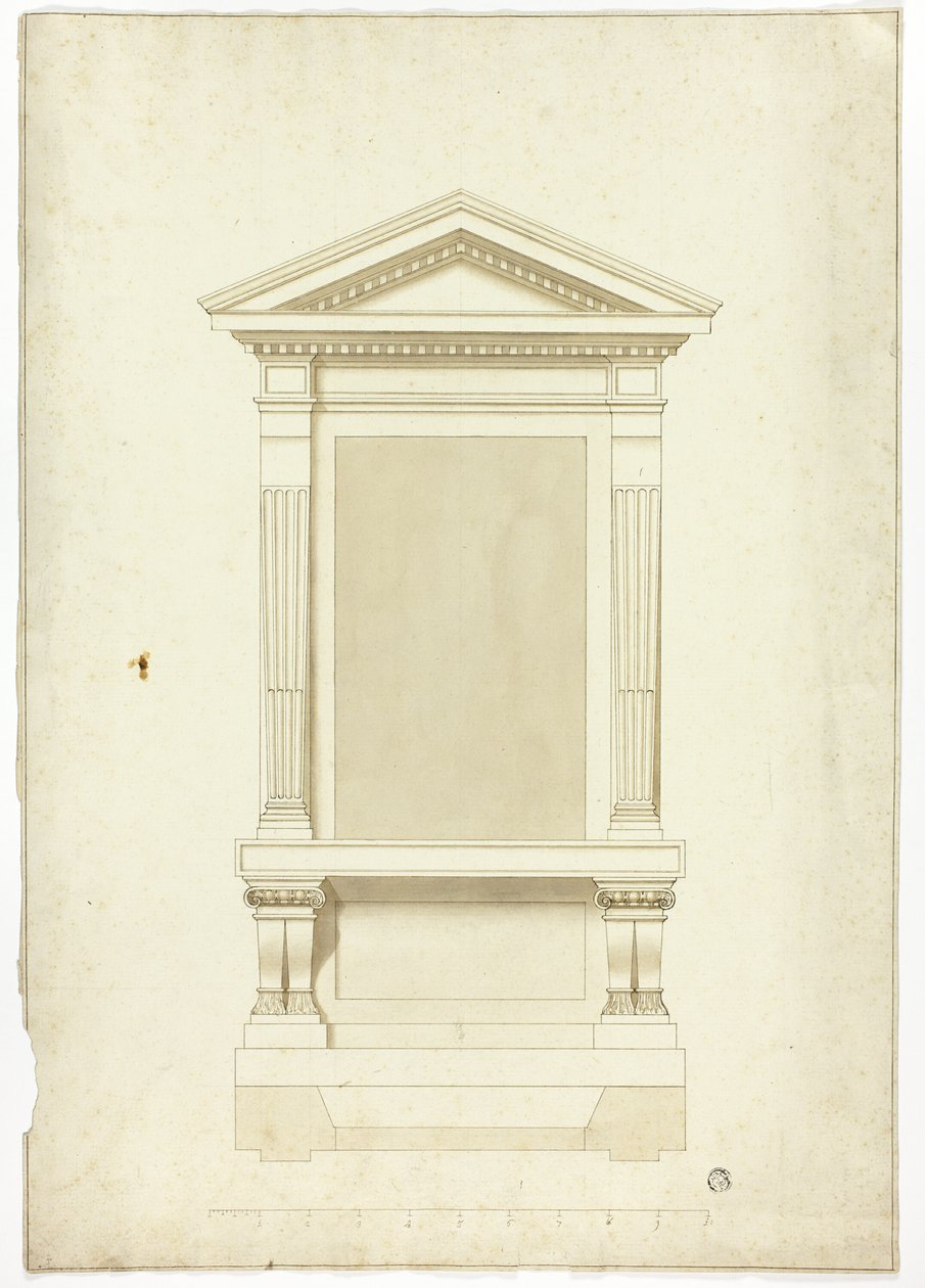 Seitenaltar oder Wandgrab von Unknown artist