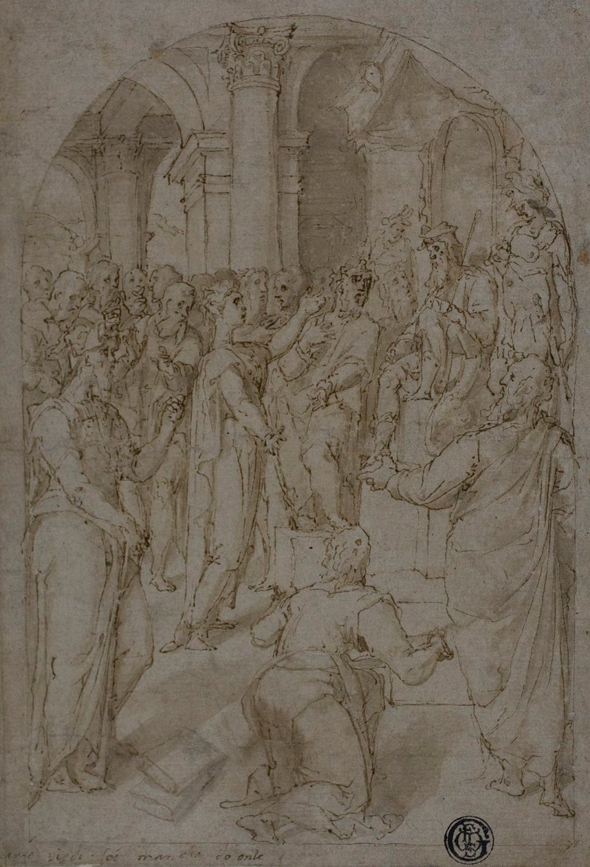 Die heilige Katharina von Alexandria im Streit mit den Doktoren von Unknown artist