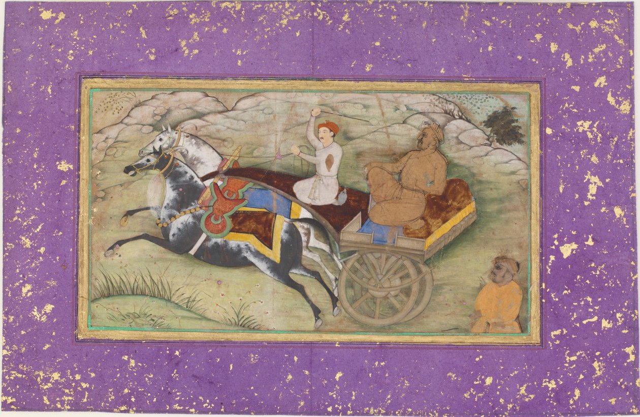 Sultan Salim in einer Kutsche von Unknown artist