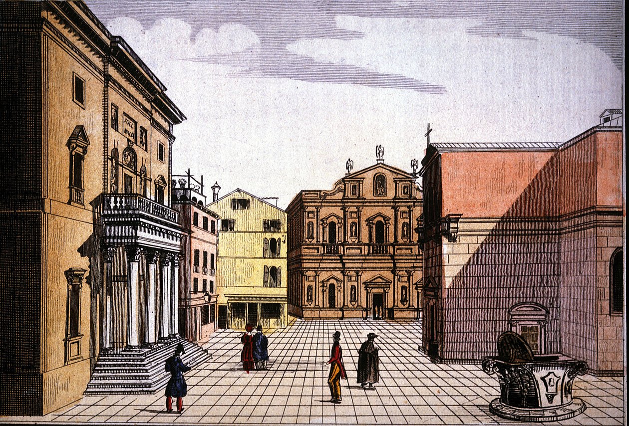 Teatro La Fenice (Der Phönix) von Unknown artist