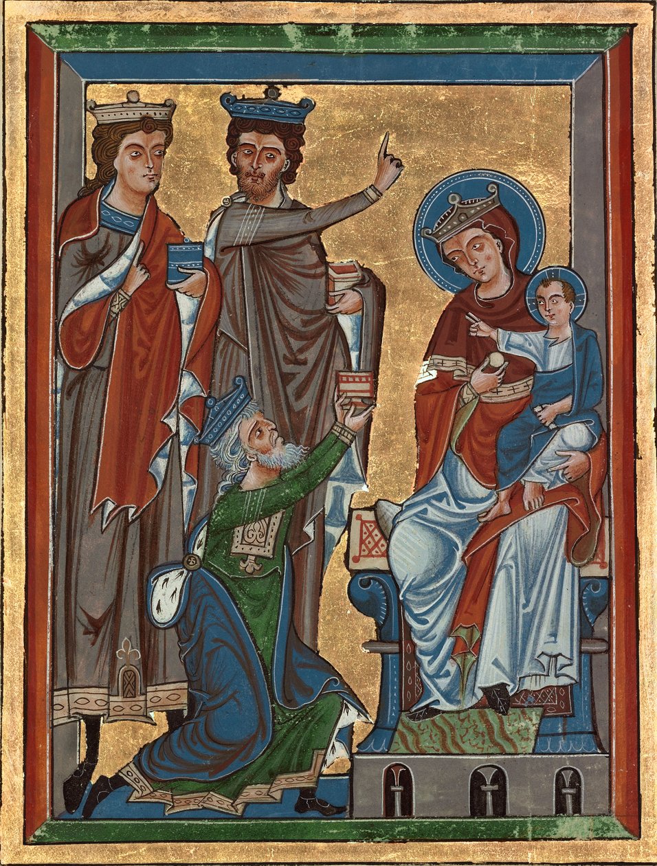 Die Anbetung der Könige von Unknown artist