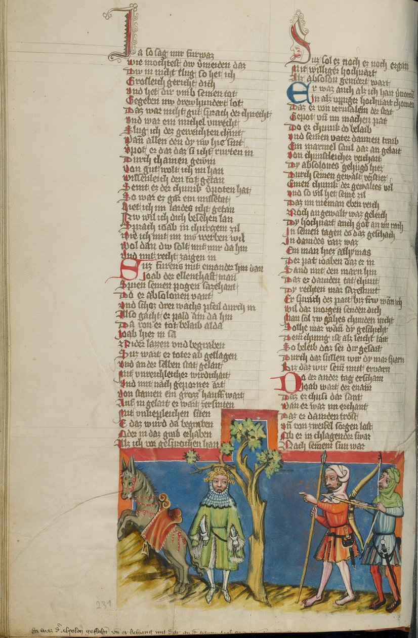 Der Tod von Absalom von Unknown artist
