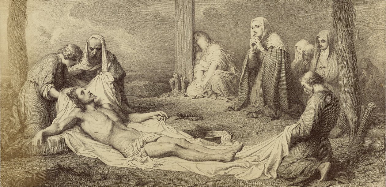 Die Kreuzabnahme von Paul Delaroche von Unknown artist