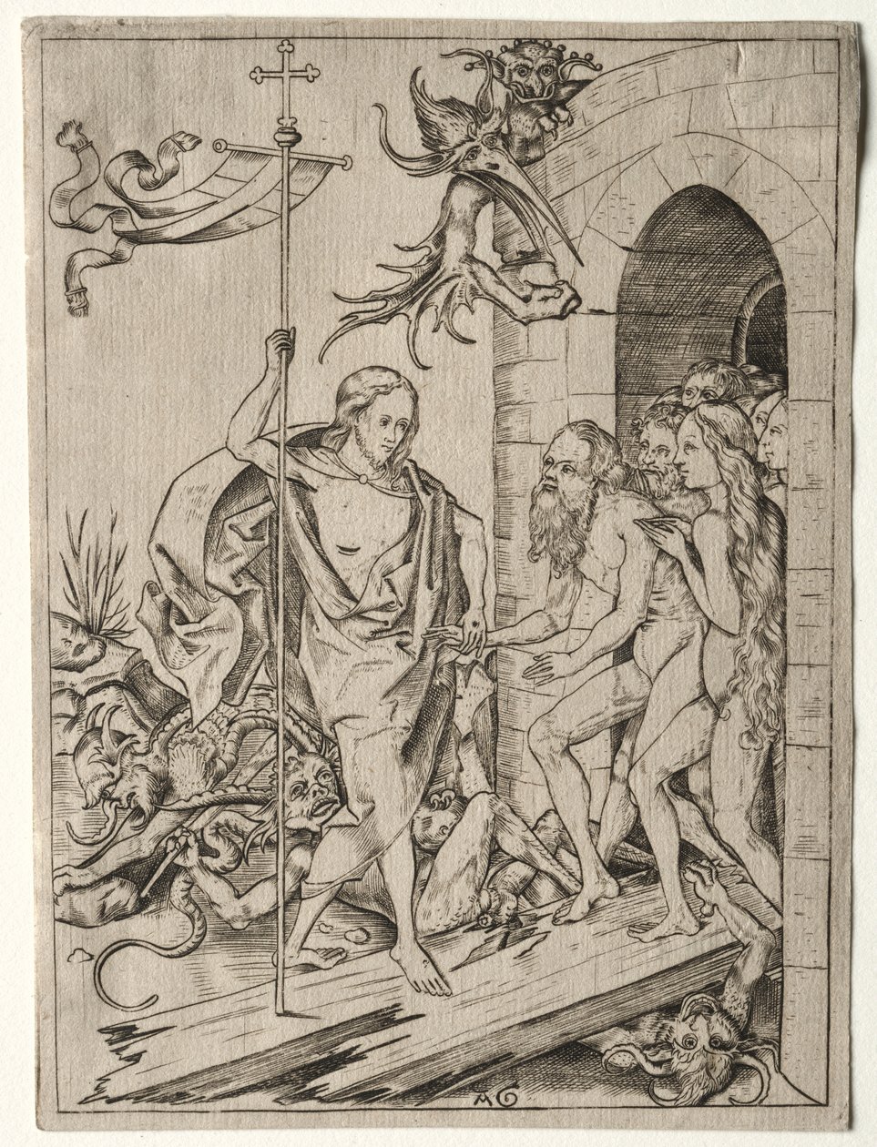 Der Abstieg in die Vorhölle von Unknown artist