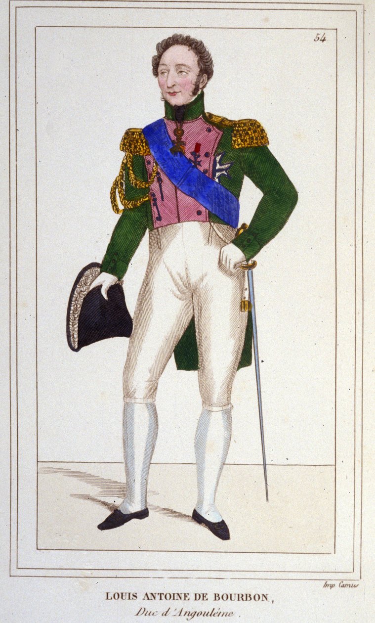 Der Herzog von Angoulême Louis Antoine (Louis-Antoine) d
