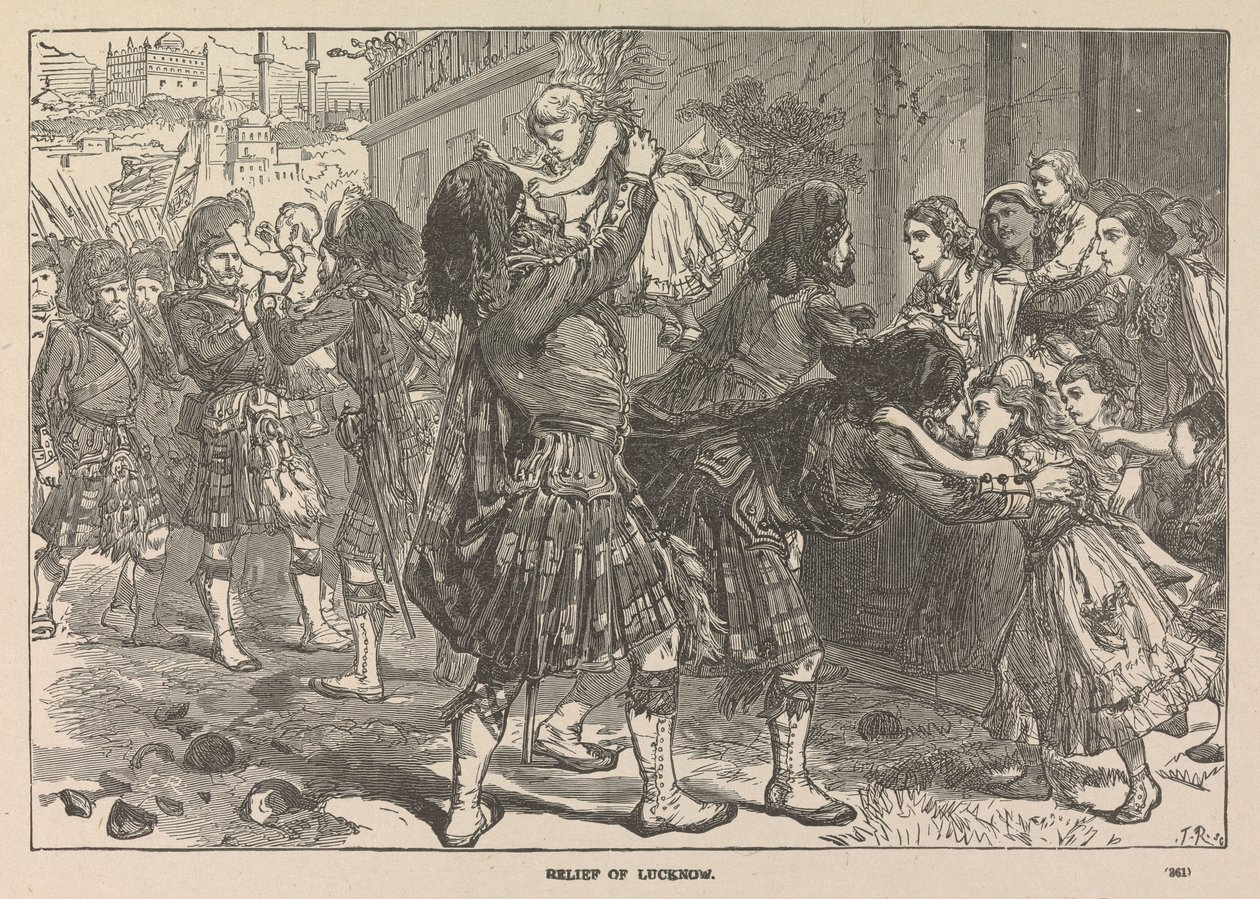 Die erste Entlastung von Lucknow von Unknown artist