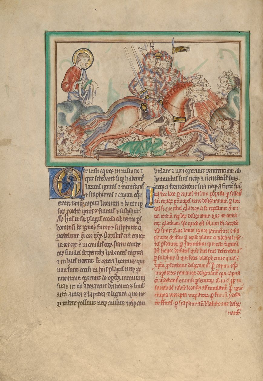 Die Reiter auf feueratmenden Pferden von Unknown artist