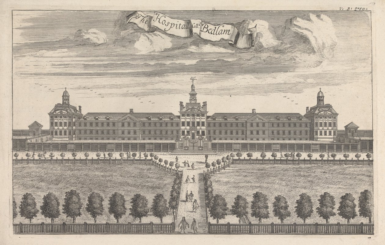 Das Krankenhaus namens Bedlam von Unknown artist