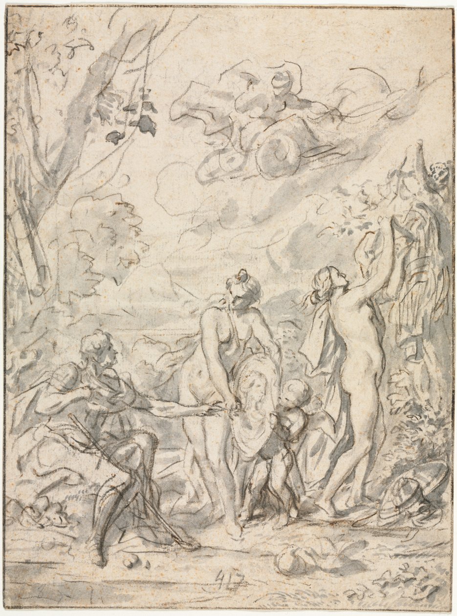 Das Urteil des Paris von Unknown artist