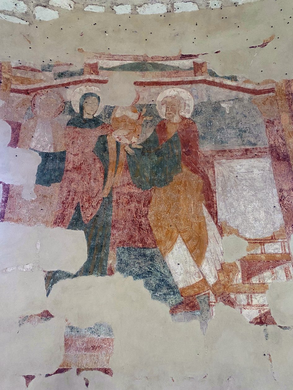 Die Darstellung im Tempel, Kapelle Saint-Jean du Liget, Touraine von Unknown artist