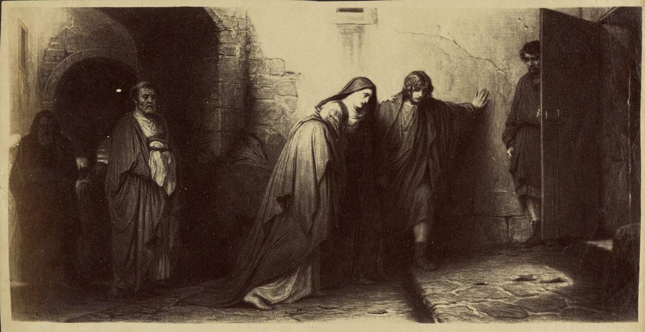 Die Rückkehr von Golgatha von Paul Delaroche von Unknown artist