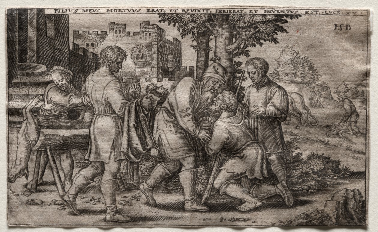 Die Rückkehr des verlorenen Sohnes von Unknown artist